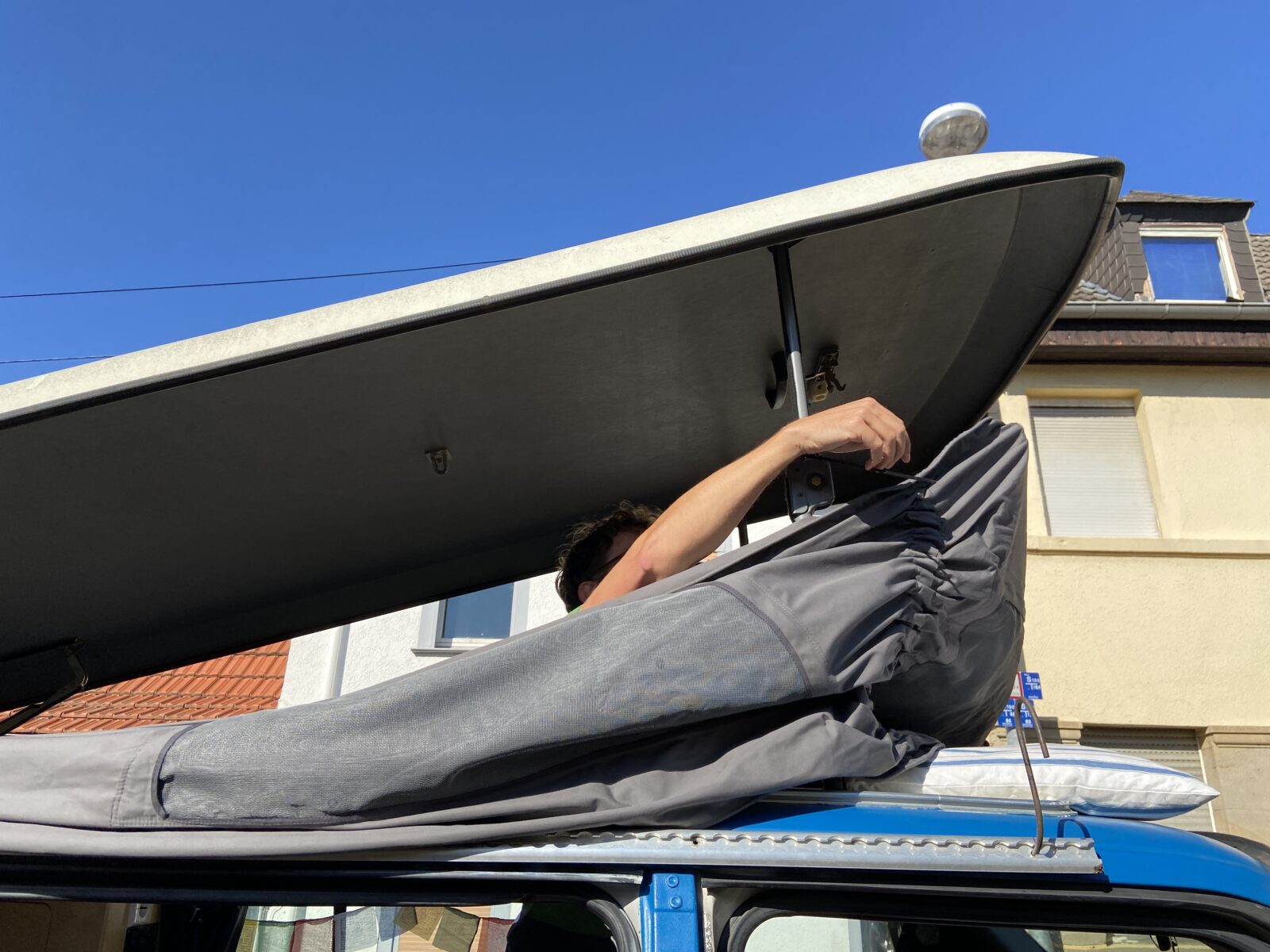 Busausbau - neues Dach