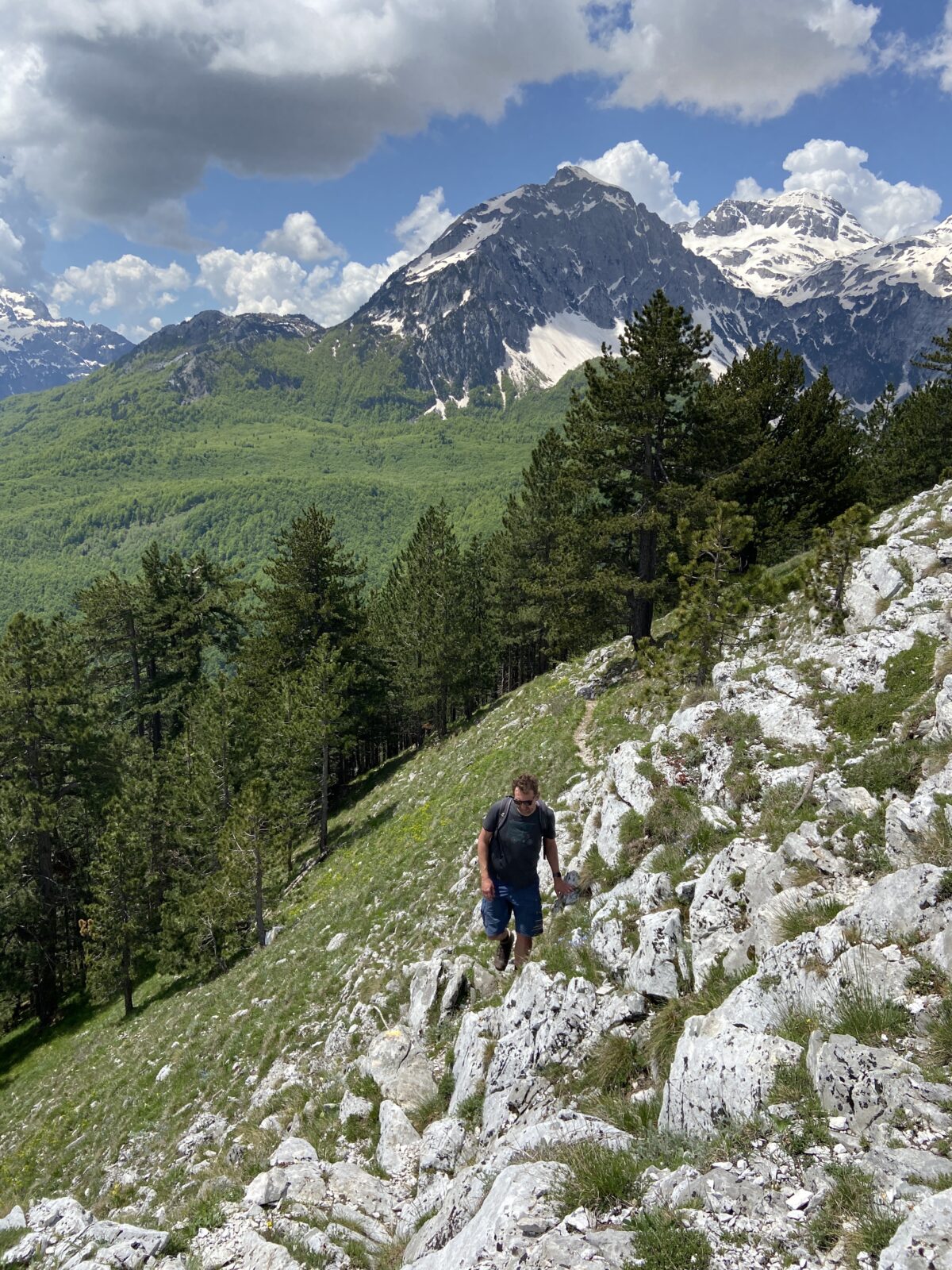 Wandern in Albanien: Von Rilindja über Kukaj zu Almen und Gipfel unterhalb Bregu i Prethit