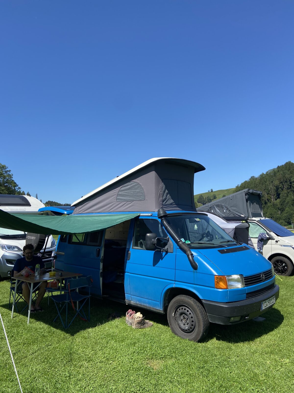 Bus-Abenteuer: Campingplatz Jakobsbad (Schweiz)
