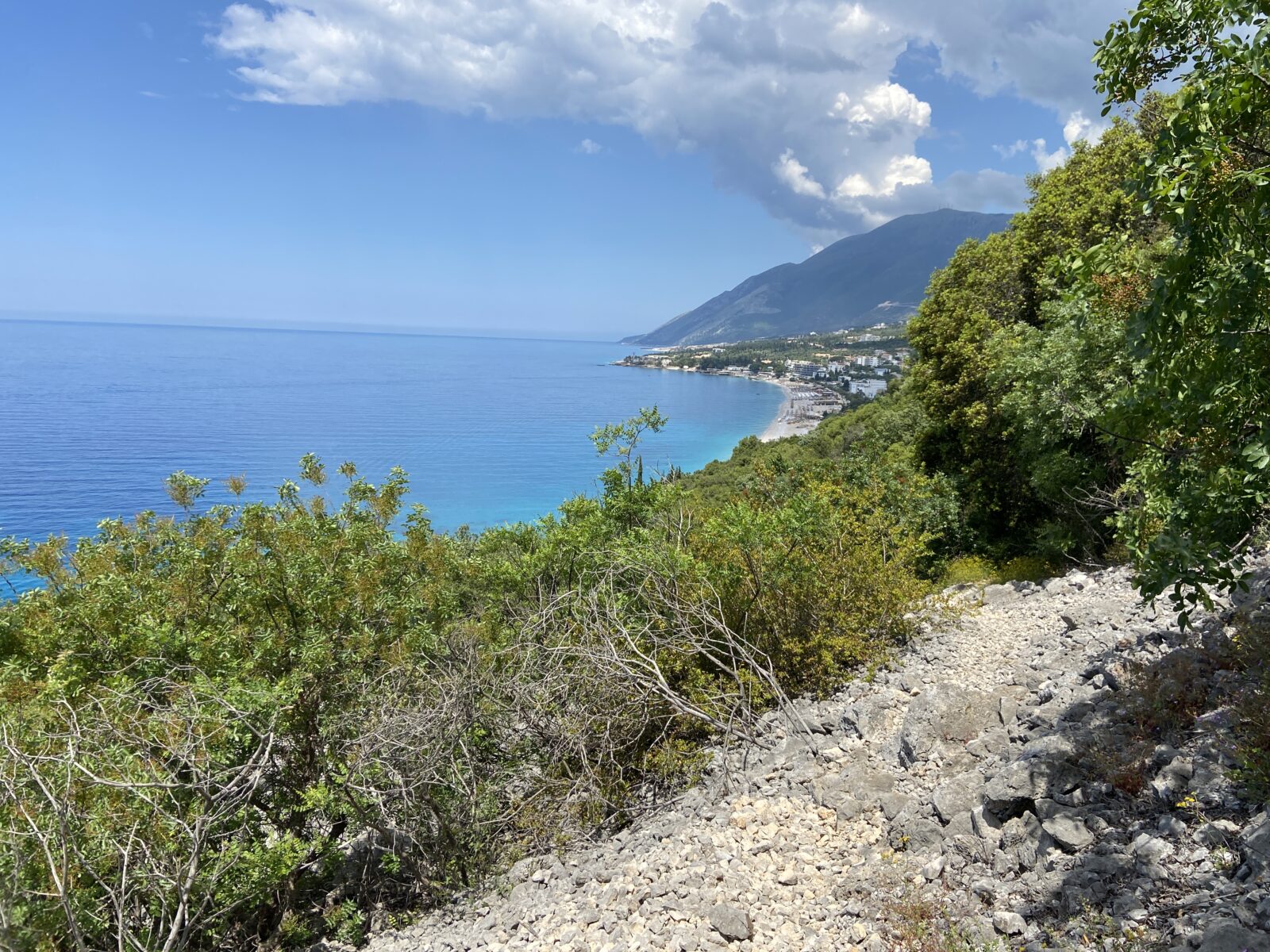 Wandern in Albanien: Von Gjipe Beach Richtung Dhërmi