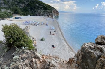 Unterwegs in Albanien: Gjipe Beach