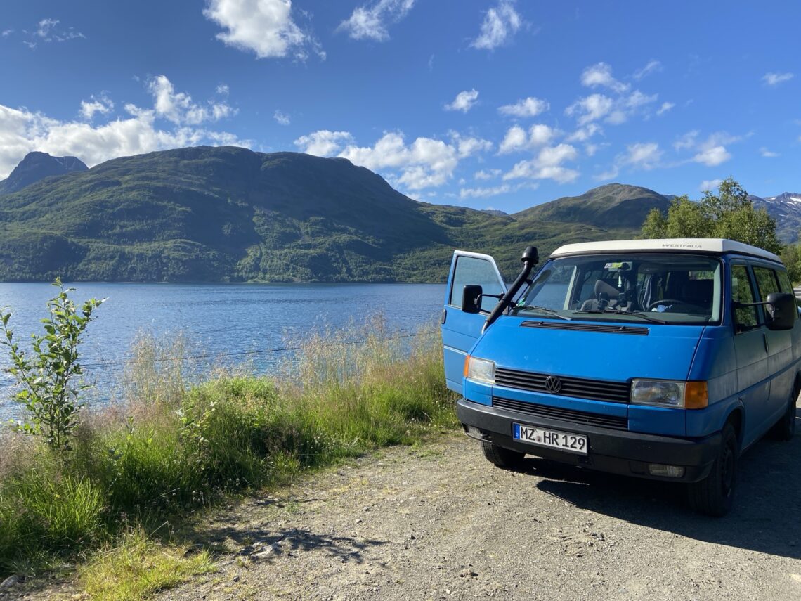 Roadtrip Nordkap: Stellplatz am Jøkelfjord