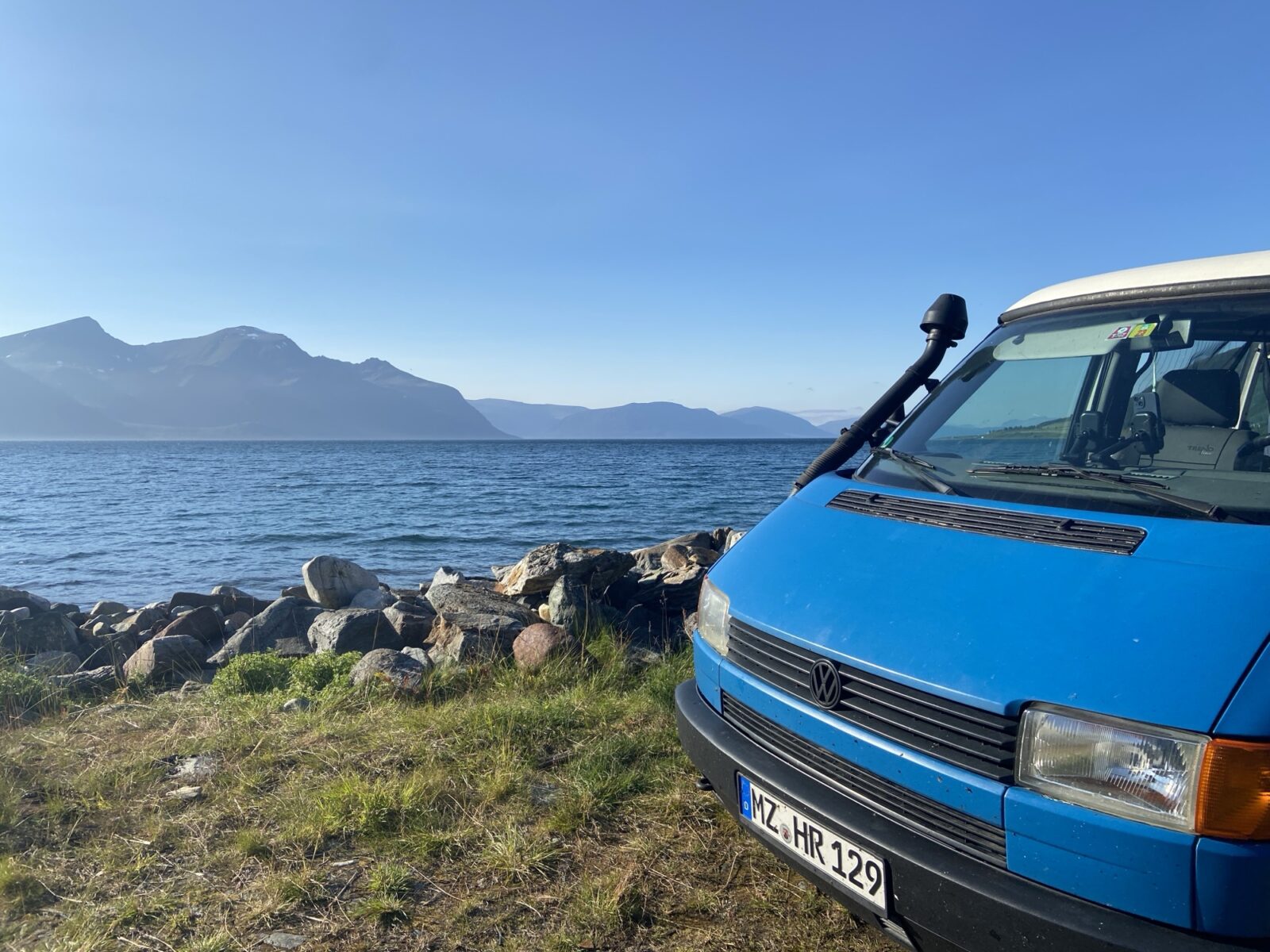 Roadtrip Nordkap: Stellplatz bei Jægervatnet