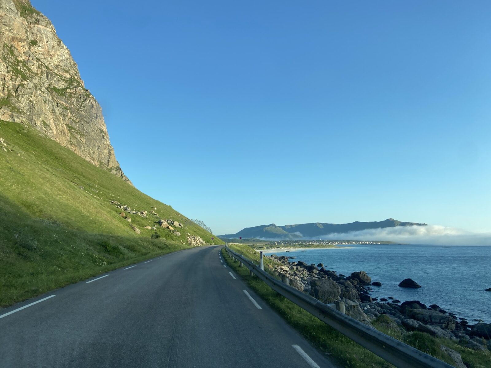 Roadtrip Nordkap: Stellplatz bei Bleik