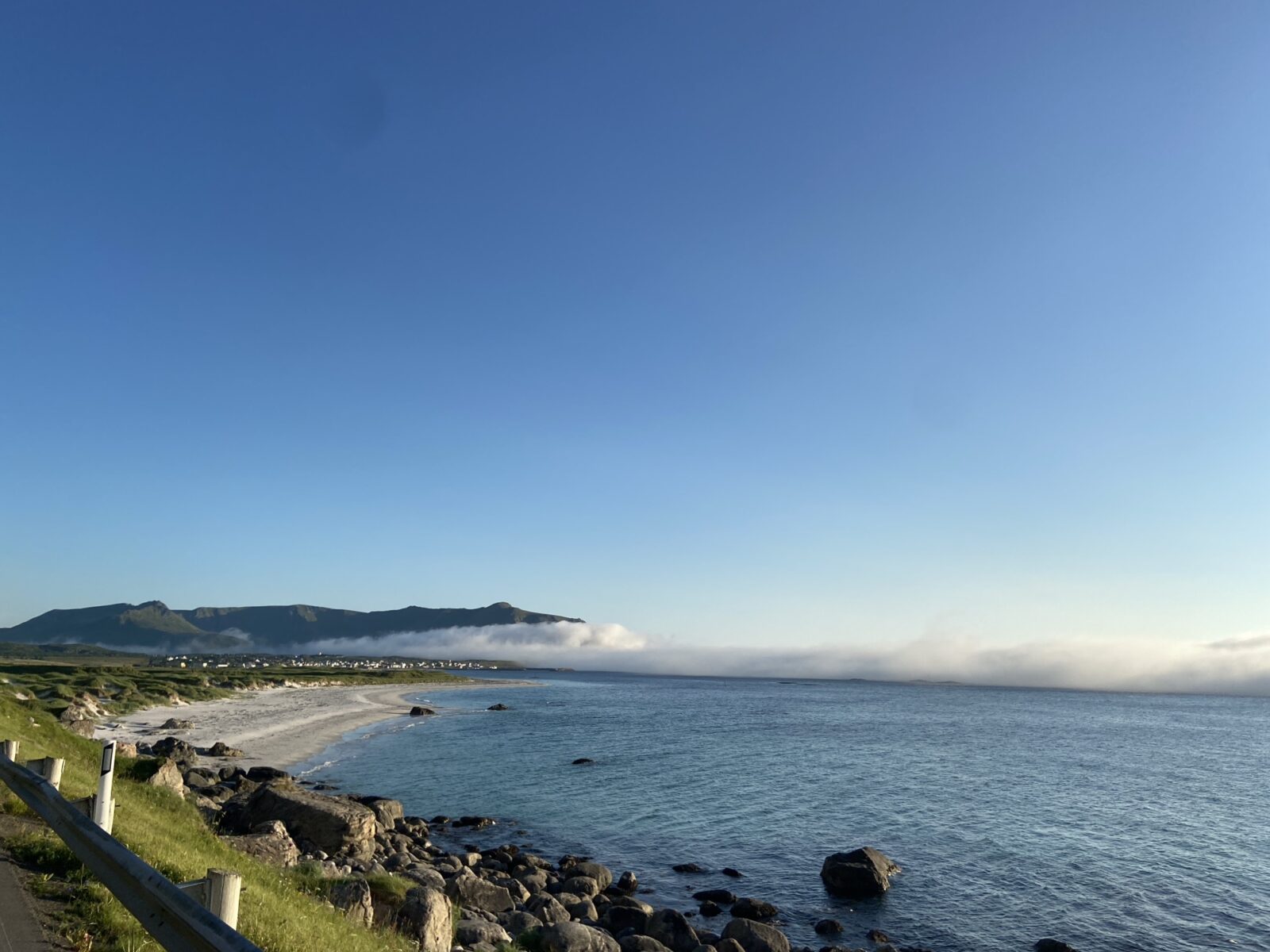 Roadtrip Nordkap: Stellplatz bei Bleik