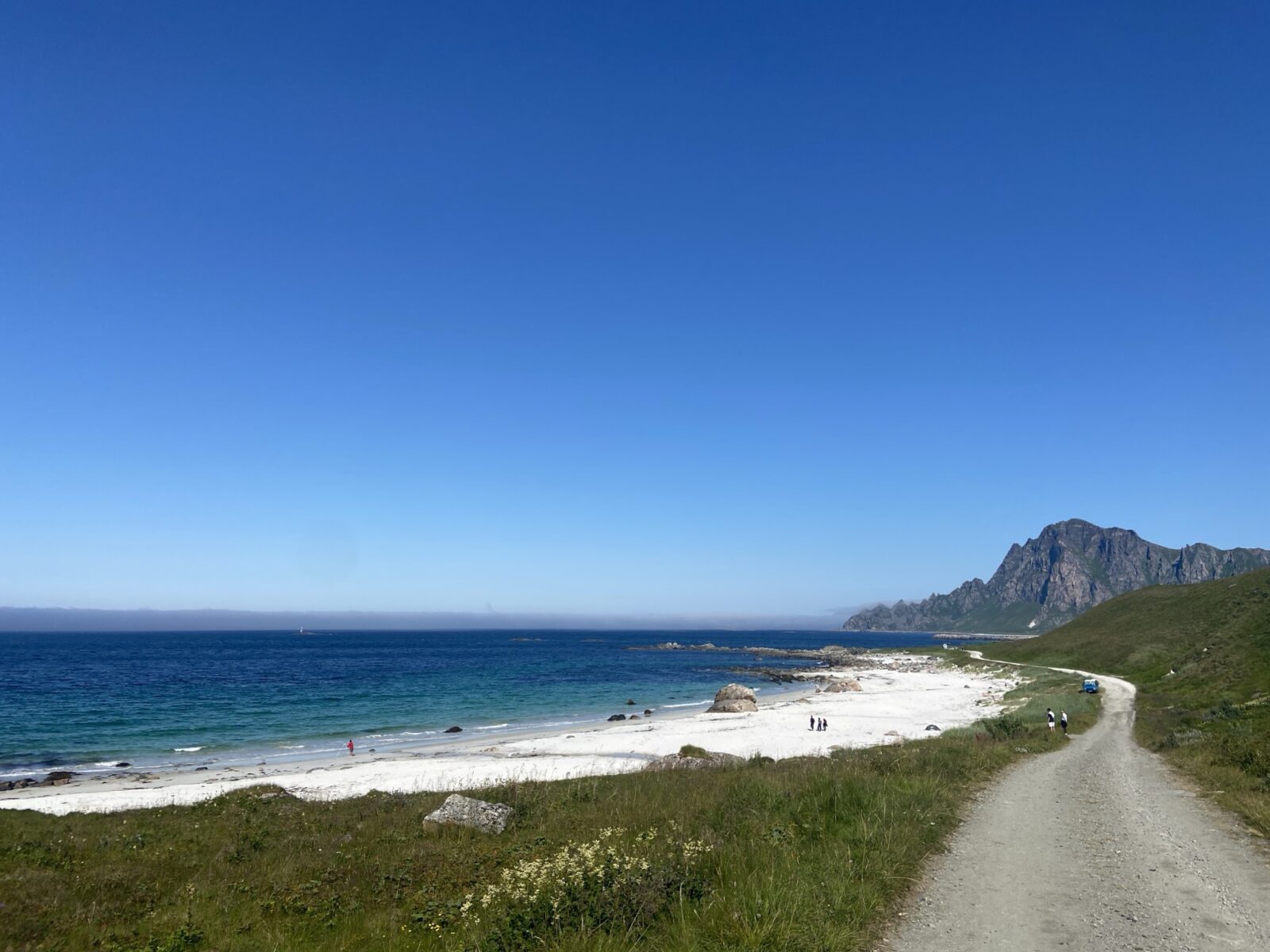 Roadtrip Nordkap: Stellplatz bei Bleik