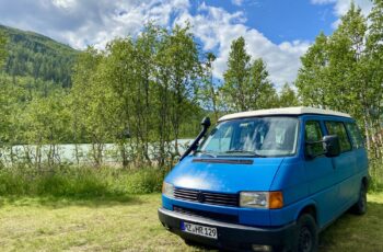 Roadtrip Nordkap: Campingplatz am Svartisvatnet