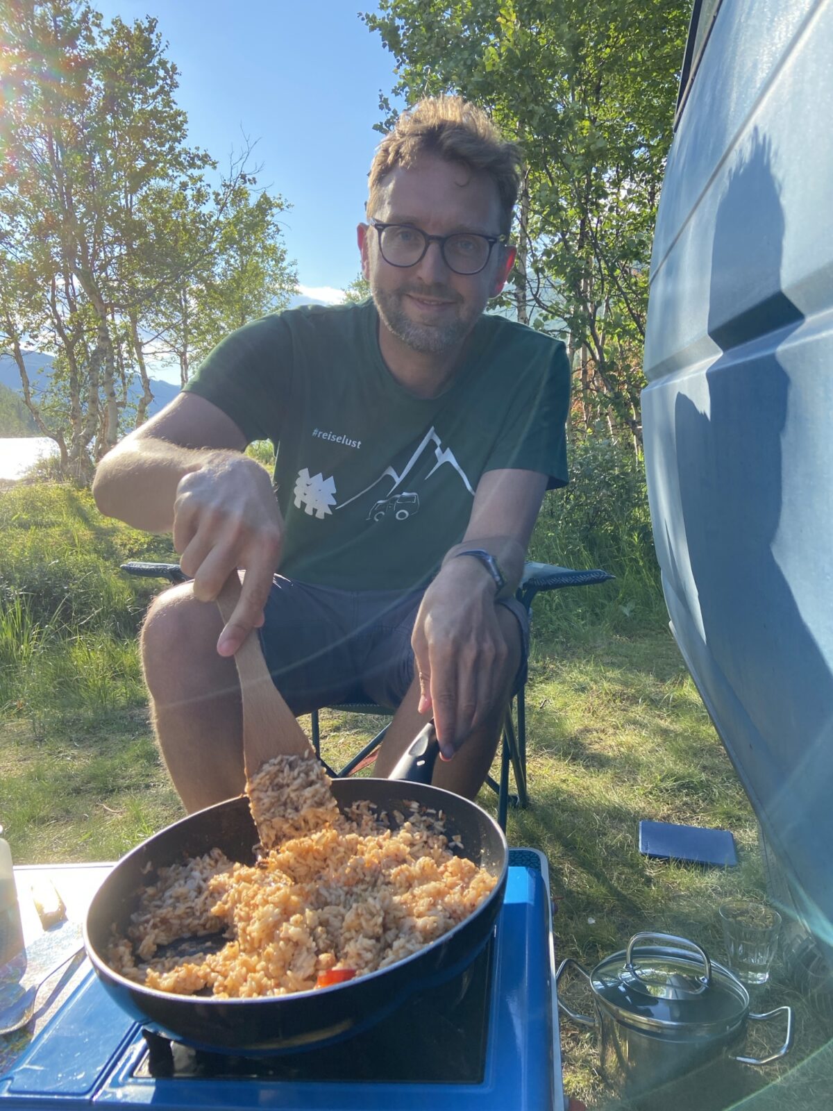 Roadtrip Nordkap: Campingplatz am Svartisvatnet