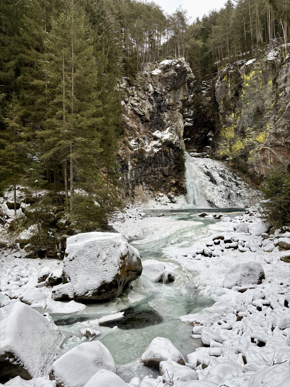 Wandern in Südtirol: Reinbach Wasserfälle