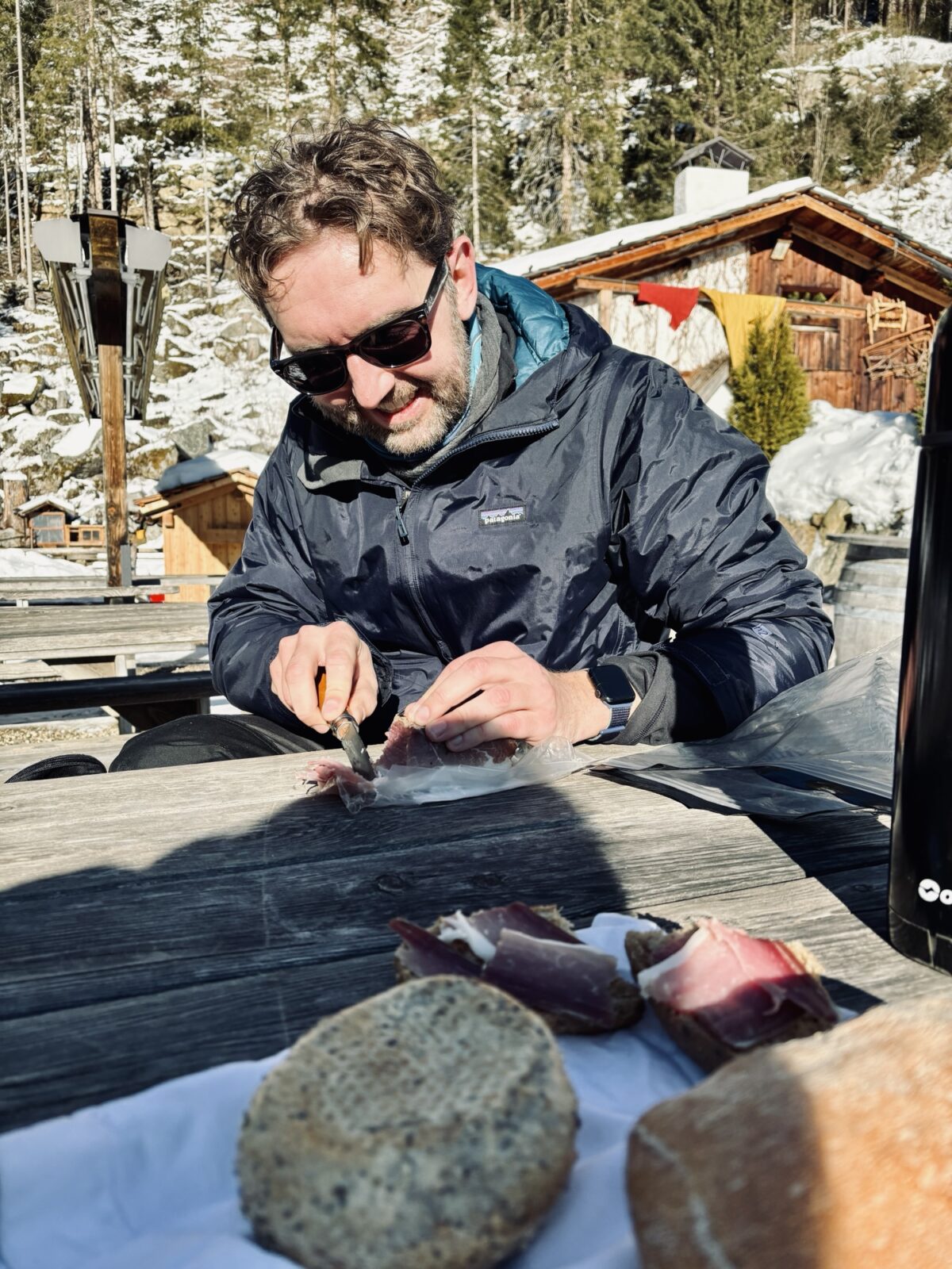 Wandern in Südtirol: Winterwanderung zur Bizathütte