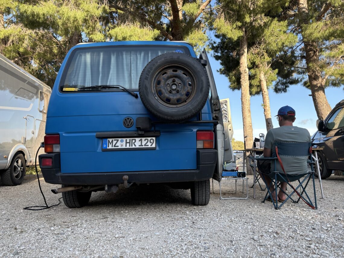 Roadtrip Sardinien: Stellplatz Camping Car Palmasera in Cala Ganone