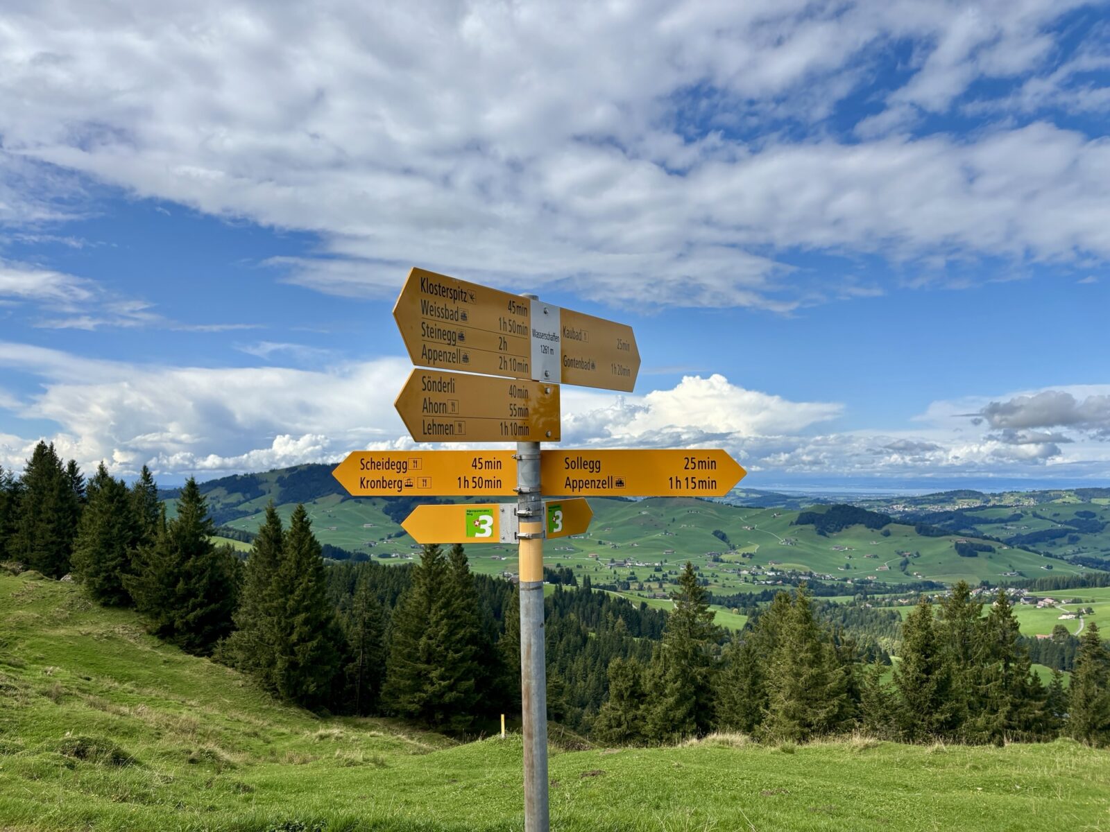 Wandern in der Schweiz: Von Eischen über Sollegg nach Wasserschaffen