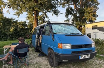 Bus-Abenteuer: Stellplatz in Bodman am Bodensee