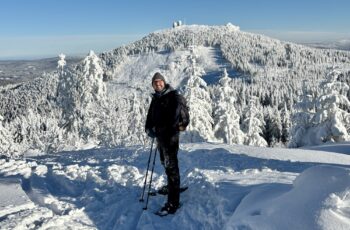 Schneeschuhwandern im Bayrischen Wald: Charmer Hütte und Kleiner Arber