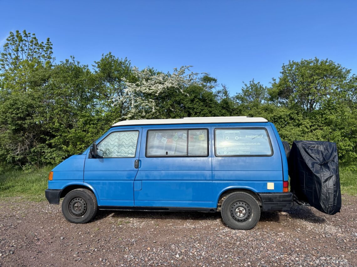 Bus-Abenteuer: Stellplatz bei Holzhausen